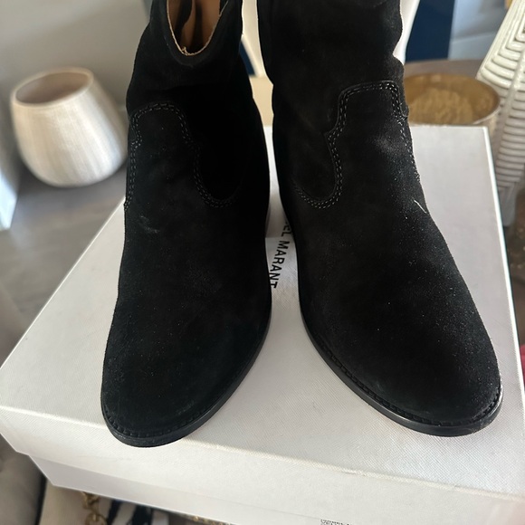 Isabel marant black suede boots - Picture 3 of 3